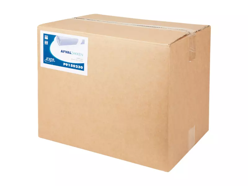 Afvalzak 60 x 80 cm T50 LDPE grijs 20 rol x 20 stuks