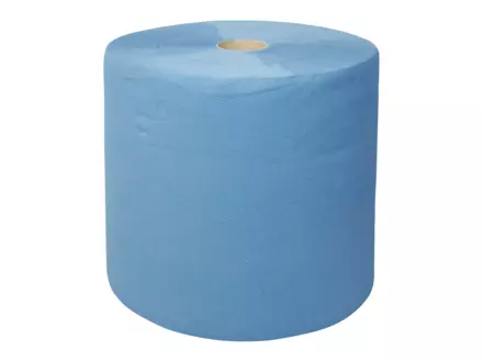 Industriepapier cellulose blauw 3-laags 380 meter 1 rol