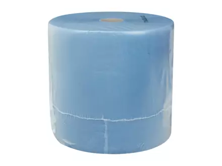 Industriepapier cellulose blauw 3-laags 380 meter 1 rol