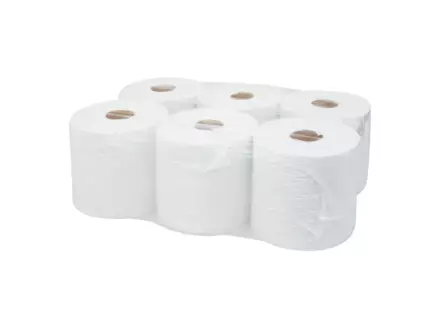 Midi poetspapier recycled 1-laags 275 meter 6 rol