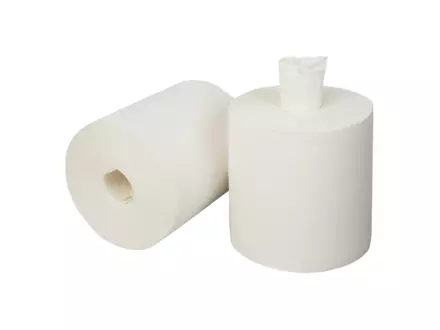 Midi poetspapier coreless cellulose 2-laags 160 meter 6 rol