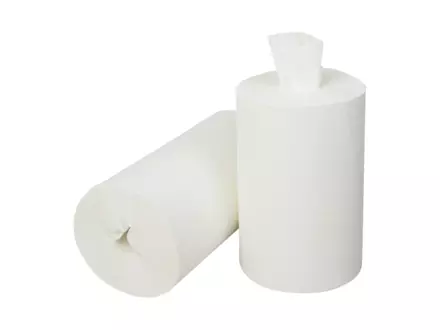 Mini poetspapier coreless cellulose 2-laags 60 meter 12 rol