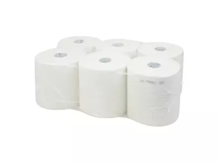 Midi poetspapier recycled 2-laags 108 meter - 6 rol