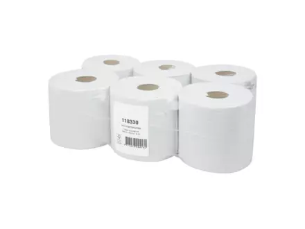 Midi poetspapier recycled 1-laags 300 meter 6 rol