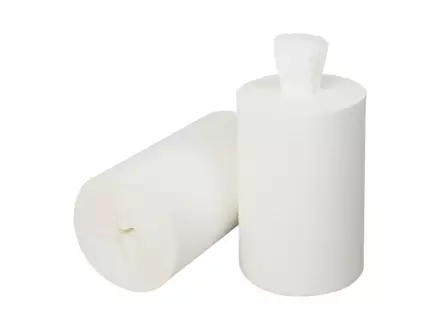 Mini poetspapier coreless cellulose 1-laags 120 meter 12 rol
