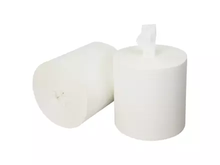 Midi poetspapier coreless cellulose 1-laags 280 meter 6 rol