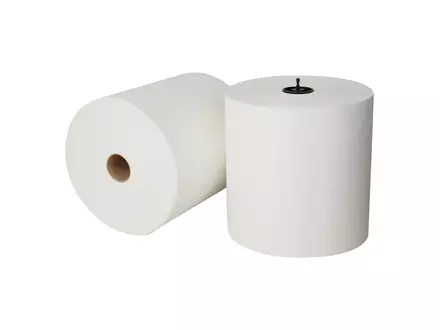 Handdoekrol matic XXL cellulose wit 2-laags 300 meter 6 rol