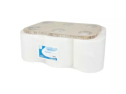 Handdoekrol matic XXL cellulose wit 2-laags 300 meter 6 rol