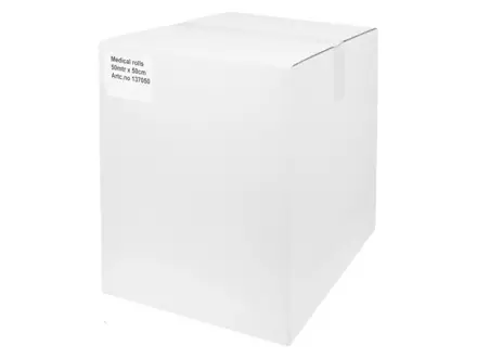 Onderzoektafelpapier cellulose 2-laags 50 meter x 50 cm 9 rol