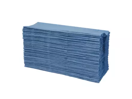 Industriepapier cellulose blauw 2-laags 42 x 33 cm 240 doek
