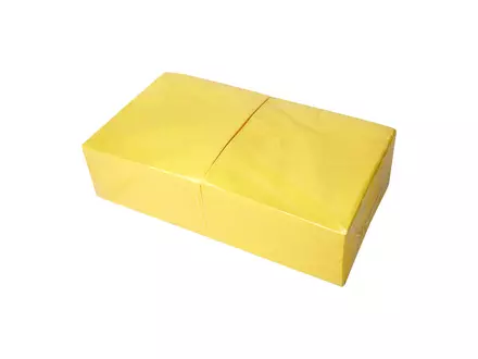 Servetten 1/4 fold Cellulose Geel 2-laags 40 cm x 40 cm 8 x 250 sheets