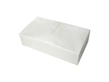 Servetten wit 1/4 fold Cellulose 2-laags 40 cm x 40 cm 8 x 250 sheets