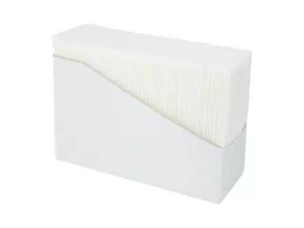Servetten met slit 1/8 fold Airlaid 1-laags wit 40 x 40 cm 8 x 75 sheets