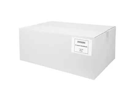 Handdoekpapier v-fold recycled wit 1-laags 23 x 25 cm 20 x 250 sheets