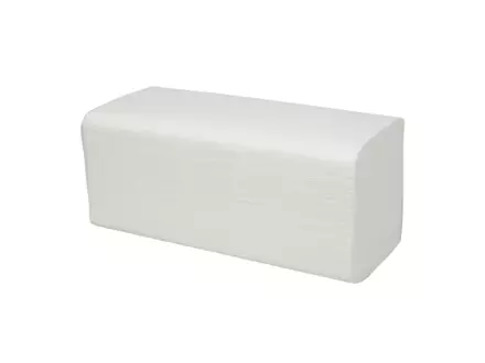 Handdoekpapier v-fold cellulose wit 2-laags 20,5 x 25 cm 20 x 160 sheets