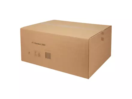 Handdoekpapier v-fold recycled wit 2-laags 22 x 25 cm 20 x 160 sheets