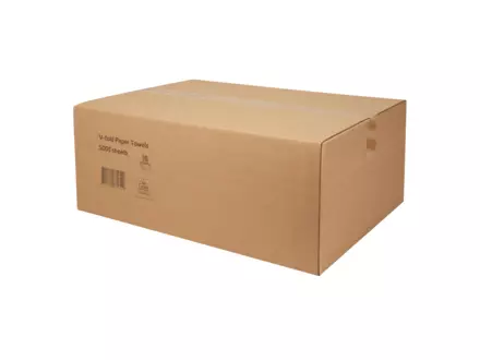 Handdoekpapier v-fold recycled naturel 2-laags 22 x 22,5 cm 20 x 250 sheets