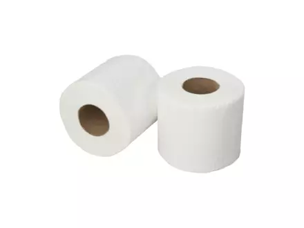 Toiletpapier traditioneel cellulose wit 2-laags 200 vel 12 x 4 rol