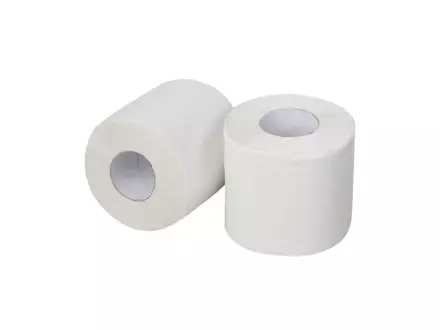 Toiletpapier traditioneel recycled wit 2-laags 200 vel 12 x 4 rol