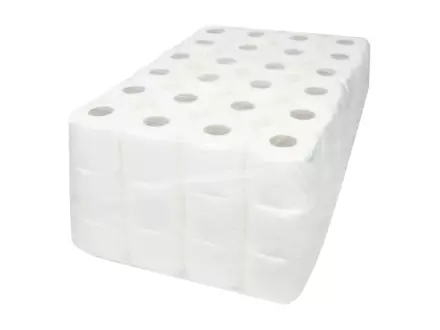 Toiletpapier traditioneel cellulose wit 4-laags 150 vel 9 x 8 rol