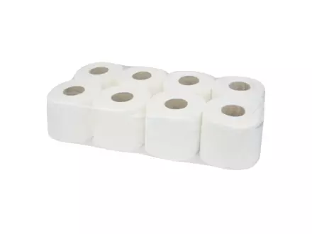 Toiletpapier traditioneel cellulose wit 4-laags 150 vel 9 x 8 rol