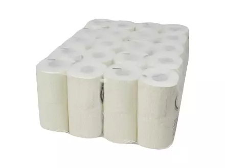 Toiletpapier Traditioneel Cellulose Wit 2-laags 180 vel 10 x 4 rol