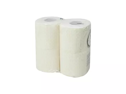 Toiletpapier Traditioneel Cellulose Wit 2-laags 180 vel 10 x 4 rol