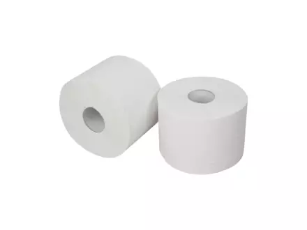 Toiletpapier compact recycled wit 2-laags 100 meter 24 rol