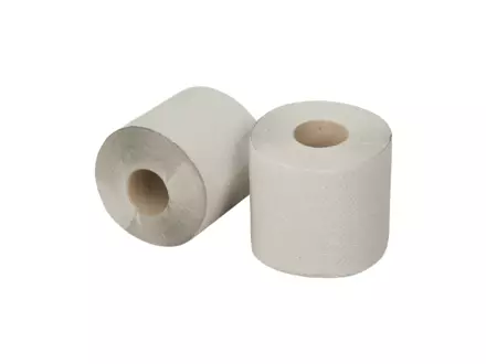 Toiletpapier traditioneel recycled naturel 1-laags 400 vel 12 x 4 rol