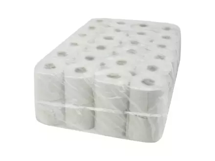Toiletpapier traditioneel recycled naturel 1-laags 400 vel 12 x 4 rol