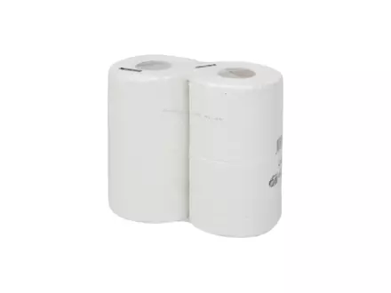 Toiletpapier traditioneel recycled wit 2-laags 400 vel 10 x 4 rol