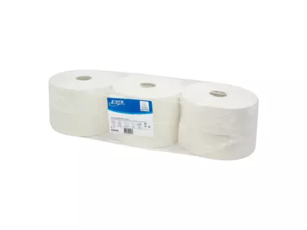 Toiletpapier maxi jumbo recycled wit 2-laags 380 meter 6 rol