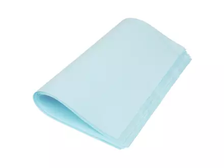 Toptex blauw 38 x 30 cm 250 doek in dispenserdoos
