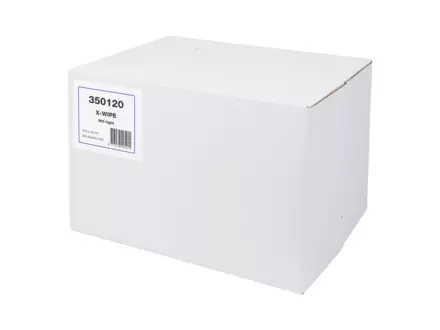 X-wipes wit 42,5 x 30 cm 200 doek in dispenserdoos