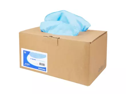 F-wipes blauw 42 x 40 cm 2 x 120 doeken in doos