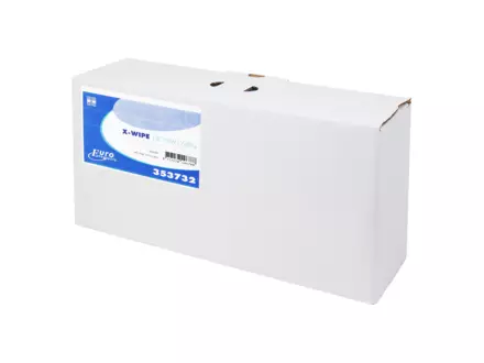 X-wipes blauw 42 x 34 cm 160 doek in dispenserdoos