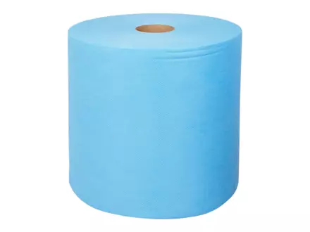 F-wipe blauw 38 x 30 cm 500 doeken op rol