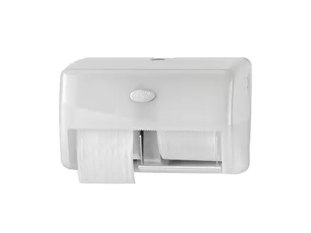 Toiletpapierdispenser corelessrol Pearl wit