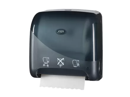 Handdoekroldispenser mini matic Pearl zwart