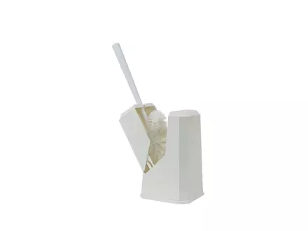 Toiletborstelgarnituur met randreiniger wit