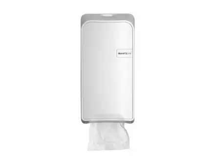 Toiletpapierdispenser bulkpack QuartzLine wit