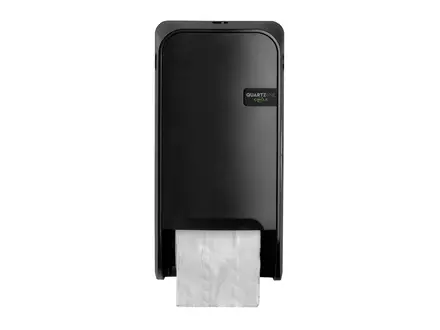 Toiletpapierdispenser doprol QuartzLine zwart