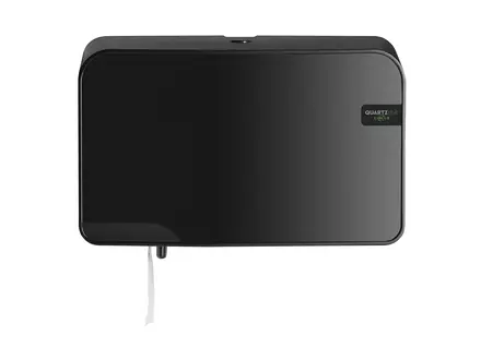 Toiletpapierdispenser coreless QuartzLine zwart