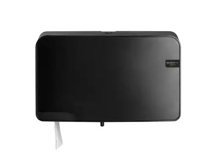 Toiletpapierdispenser duo mini jumbo Quartz zwart