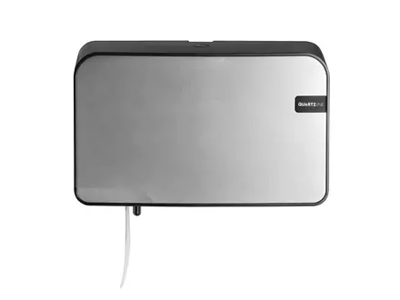 Toiletpapierdispenser coreless QuartzLine zilver