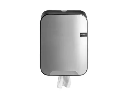 Poetsroldispenser midi poetspapier Quartz zilver