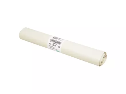 Afvalzak 90 x 120 cm T100 LDPE wit 10 rol x 10 stuks