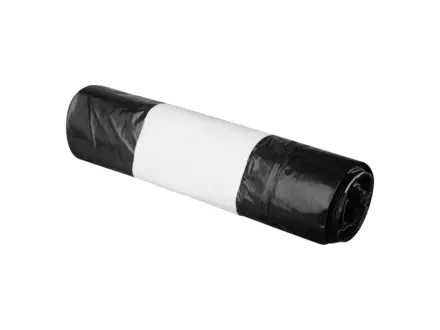 Afvalzak hygiëne LDPE trekband zwart 45 x 45 + 5 cm T25 25 rol x 20 stuks