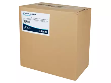 Afvalzak hygiëne LDPE trekband zwart 45 x 45 + 5 cm T25 25 rol x 20 stuks