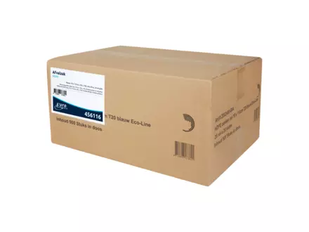 Afvalzak HDPE blauw 70 x 110 cm 120 L T20 25 rol x 20 stuks